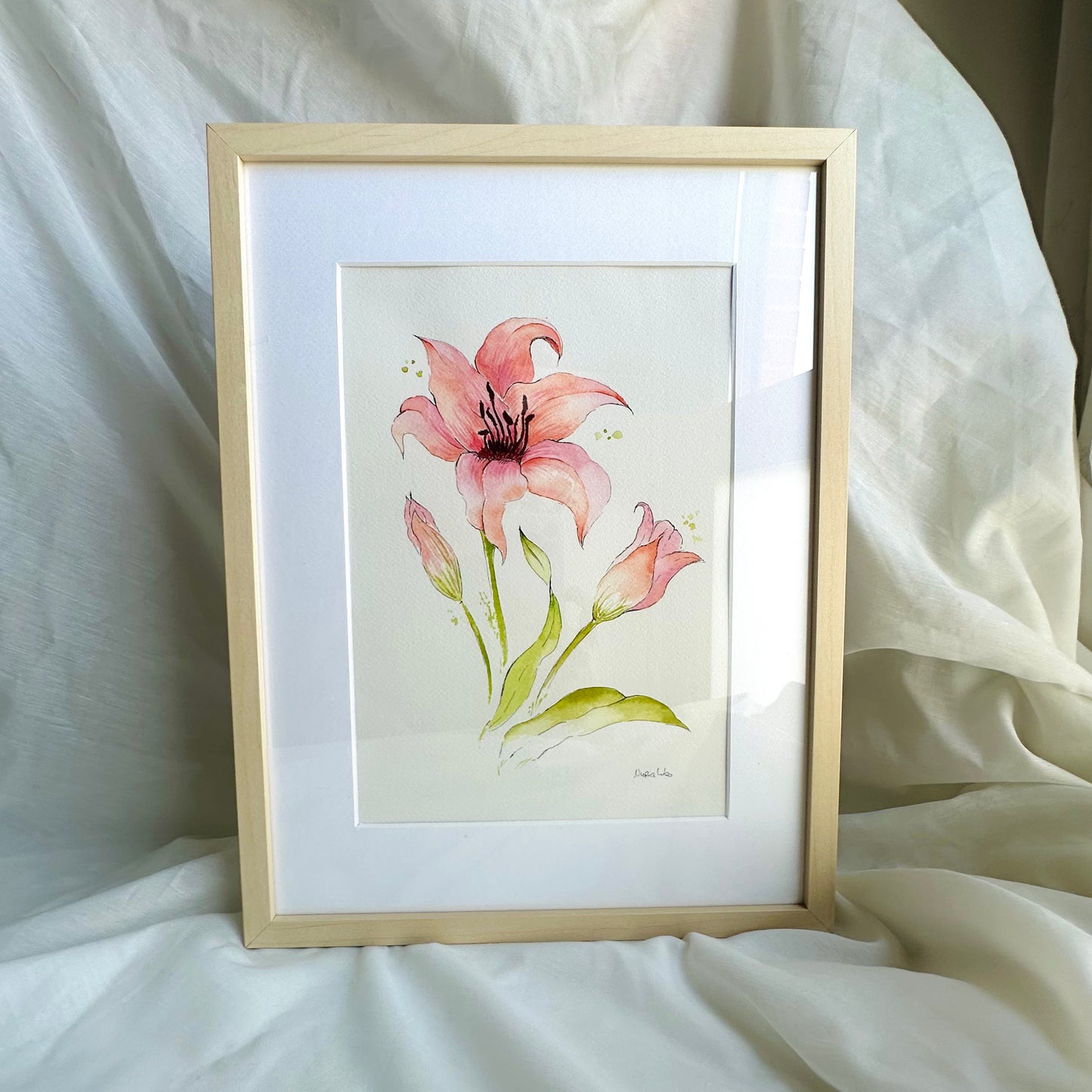 Ilustraciones Verano fugaz (conjunto de dos láminas).