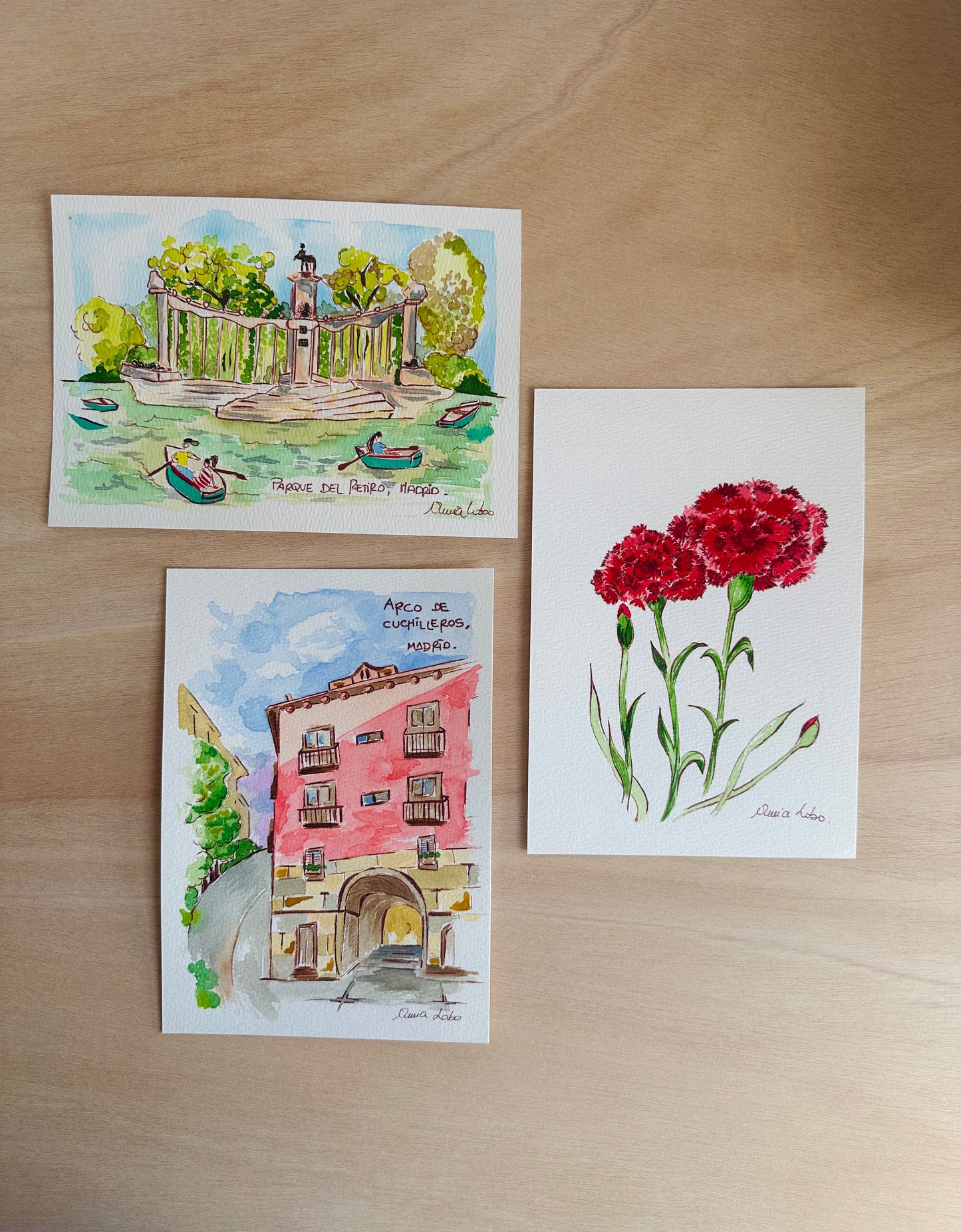 Ilustración chulapa Arco de Cuchilleros.