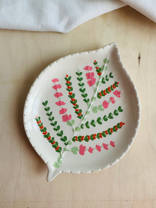 Hojita Rosa y verde.