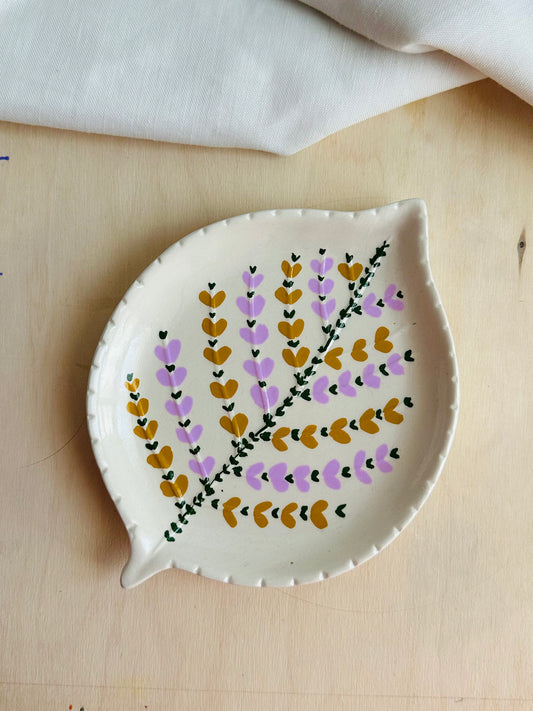 Hojita Lavanda y mostaza.
