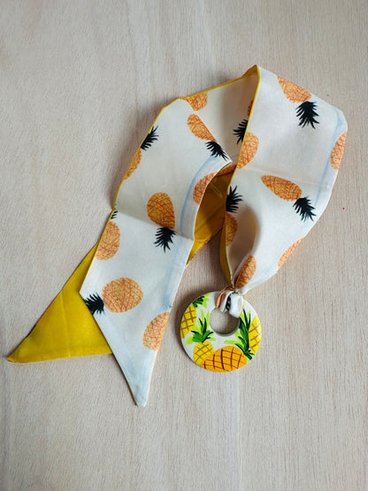 Adorno para bolso de piñas (con agujero).